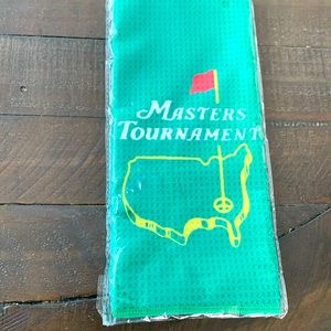Masters Tournament golf clip on golf towel-brand new
